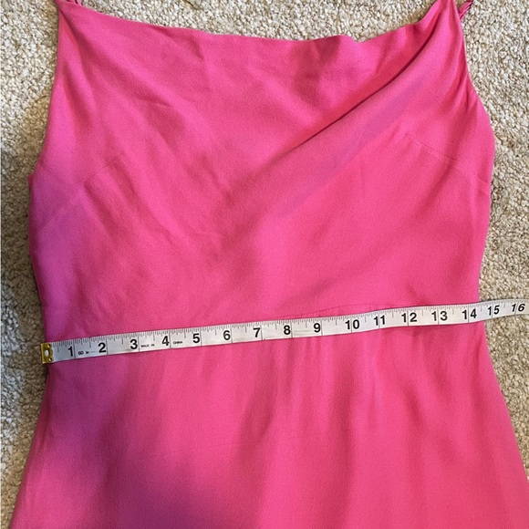 Aritzia Hot Pink Cowl Neck Mini Dress - Picture 8 of 10